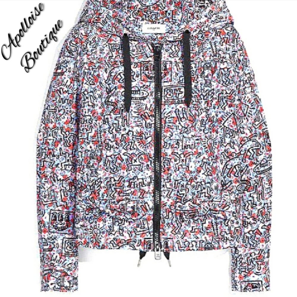 🎉HOST PICK🎉Coach X Keith Haring Windbreaker